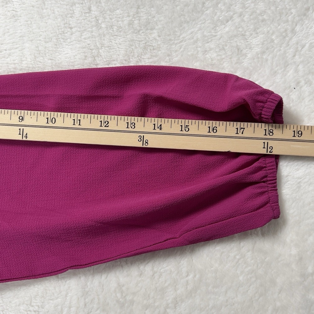 City Chic Zadie Shirred Waist Button Front Maxi Dress Sz XS/14 Pink 3/4 Sleeve - Picture 14 of 15
